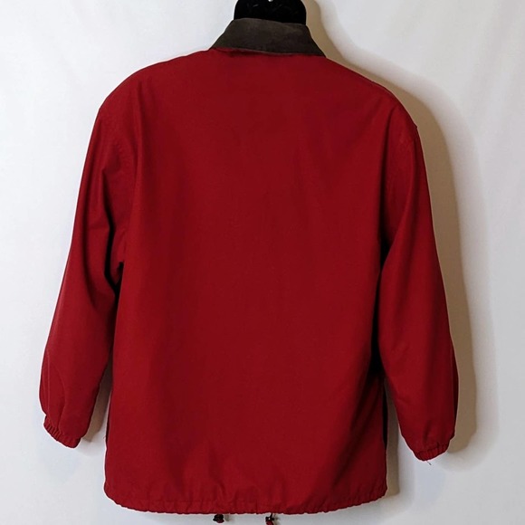 London Fog Red Medium Weight Zip Front Jacket Women's Size Medium - Picture 2 of 9